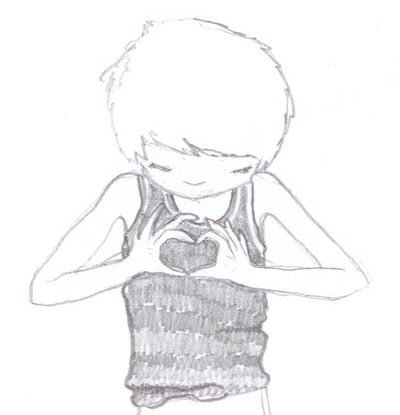 New drawing'handheart' added to the drawings page heart drawings