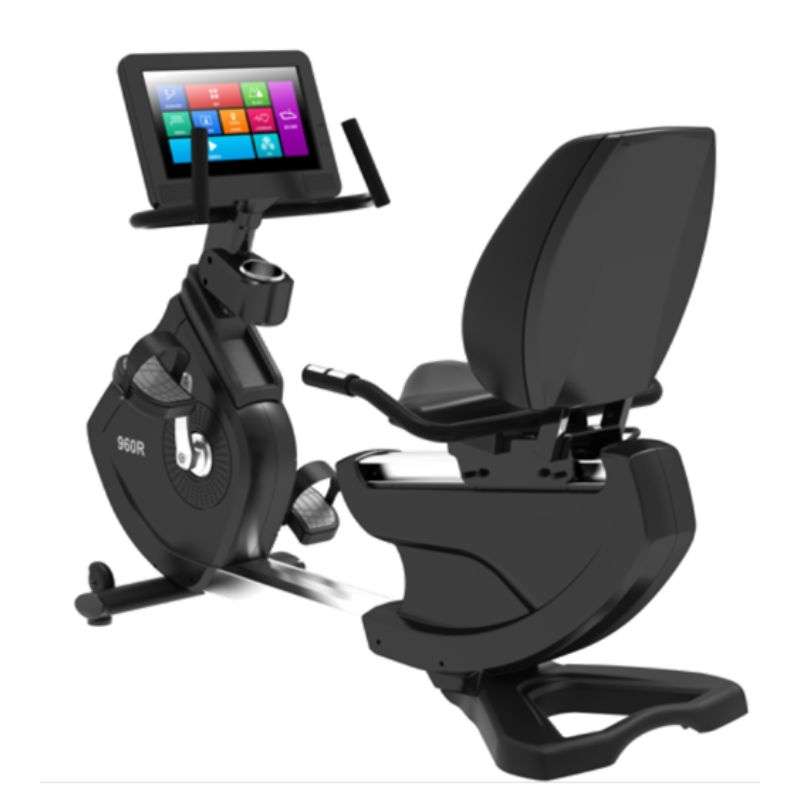 Commercial Stationary Bike 7 Generator Walk-Thru Recumbent Bike